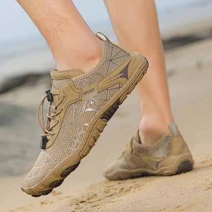 Men Wading Shoes Barefoot Quick-Drying Beach Shoes Outdoor Non-Slip Upstream Swimming Diving Shoes Women Water Sports Shoes