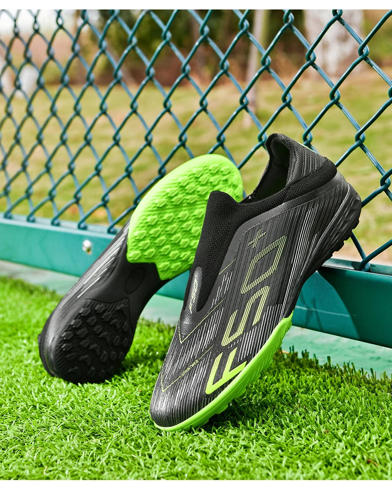New Men Soccer Shoes High-quality Cleats Football Boots Sneakers Hot-selling Indoor Futsal Non-Slip Match Grass High-top Outdoor