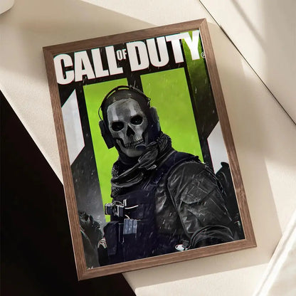 Самозалепващи се стенни стикери Call of D-DUTY с геймърски постер, HD стенен декор за спалня, дневна, домашна декорация и подарък