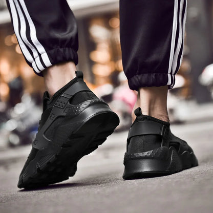 Men Sneakers Fashion Lightweight Comfortable Breathable Sports Shoes For Men Walking Shoes Summer Mesh Flat Red Tennis Shoes