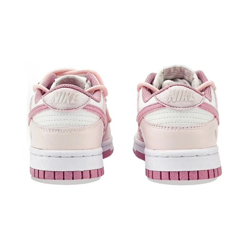 Custom Sneakers Nike Dunk "Honeyed Rose"  New Chinese Style  Hand-Painted Heart Low-Top Women's Skate Shoes