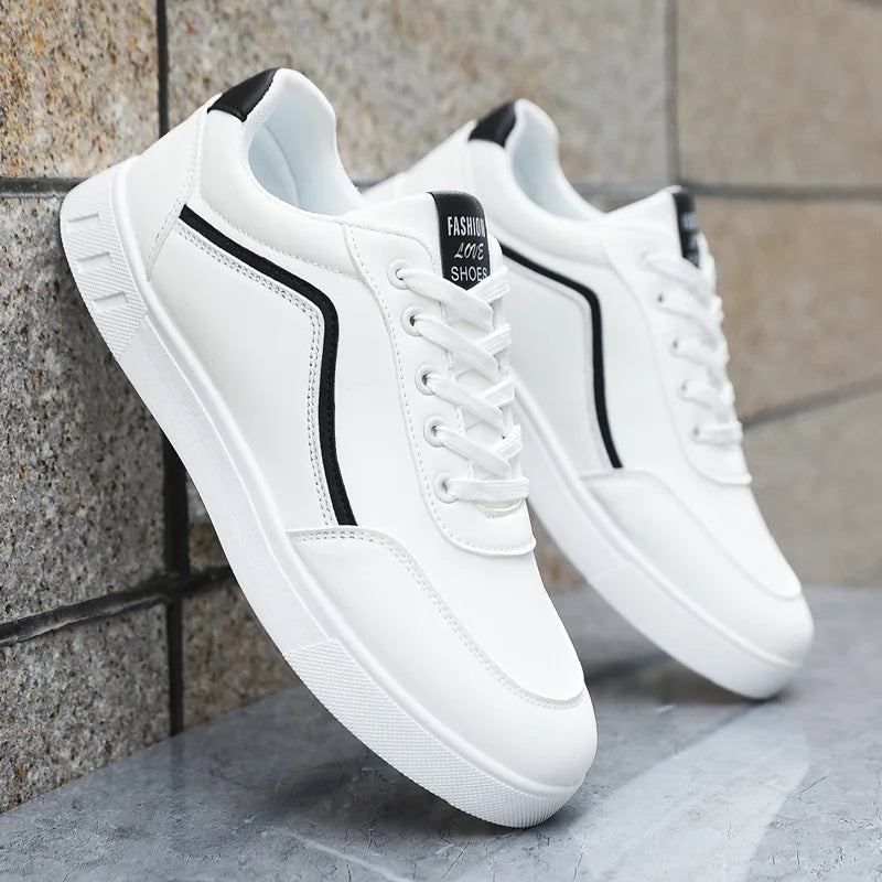 Scarpe da skateboard casual da uomo, scarpe bianche, scarpe da tempo libero per attività all'aperto, sneakers, scarpe da passeggio traspiranti, scarpe basse, Chaussure Homme 39-48
