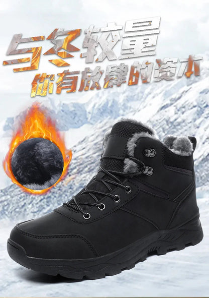 men boots 2025 New Winter Slippers Warm Men Shoes Waterproof Non-Slip Plush Sneakers Male tenis shoes Boots Men Sneakers Winter