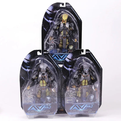 NECA AVP Alien vs. Predator Chopper Celtic Scar Predator Φιγούρα Δράσης 7" Αρθρωτό Κινητό Μοντέλο Παιχνίδι