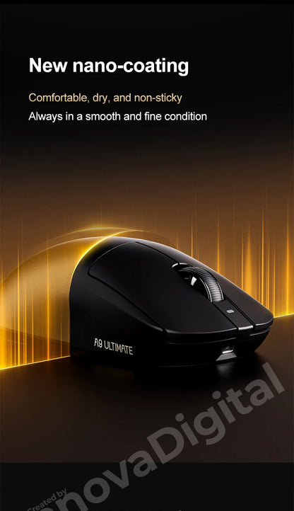 ATK Dragonfly A9 Ultimate bezdrôtová herná myš A9 Air PAW3950 ultraľahká ergonomická e-športová myš pre hráčov FPS CSGO A9 Ultra