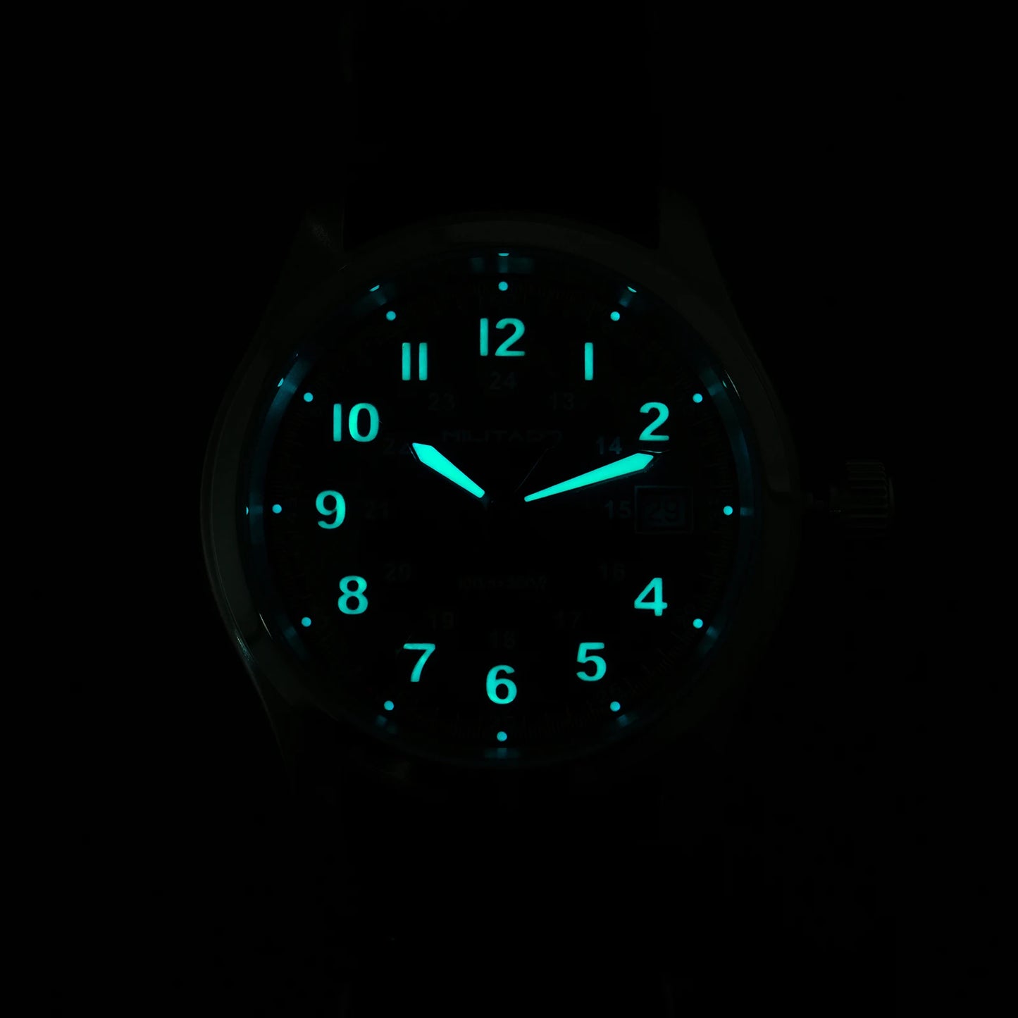 Militado ML08 Quartz Watch Ronda 515 Movement Domed Sapphire Wristwatch BGW9 Luminous 10Bar Waterproof 38mm Vintage Watches