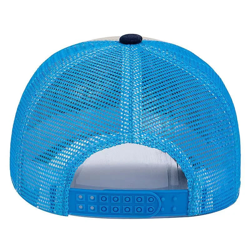 New Style Unisex Baseball Cap Classic STATION  Letter Pattern Mesh Cap Men and Women Breathable Streetwear Summer Trucker Hat