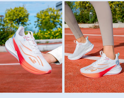 Men Carbon Board Running Shoes Marathon Long-Distance Running Sports Shoes Support Stable Casual Women Breathable Running Shoes