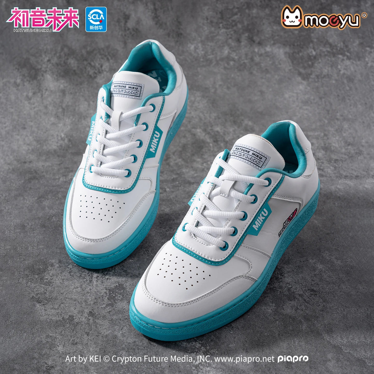 Buty Moeyu Hatsune Miku dla kobiet i mężczyzn – Vocaloid, cosplay, anime – męskie trampki, tenisówki, sznurowane, sportowe, do biegania, obuwie codzienne