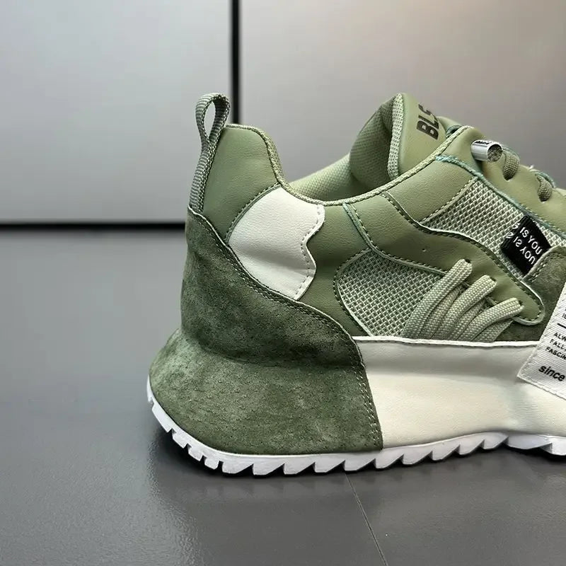 Men Luxury Sneakers Sports Shoes Moccasins Chunky Men Casual Sneakers Comfortable Breathable Trend Designed Personality Shoes