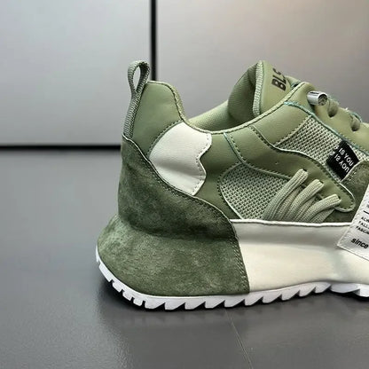 Men Luxury Sneakers Sports Shoes Moccasins Chunky Men Casual Sneakers Comfortable Breathable Trend Designed Personality Shoes