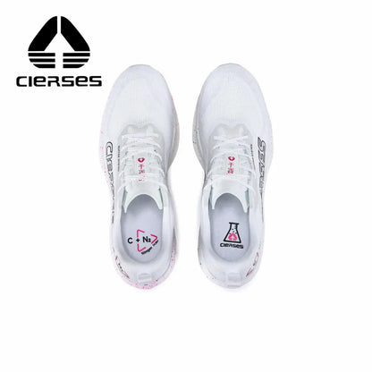 CIERSES Men's Carbon Plate Running Shoes Nitrogen Air Cushion Shock Absorption Stable Training Sports Shoes