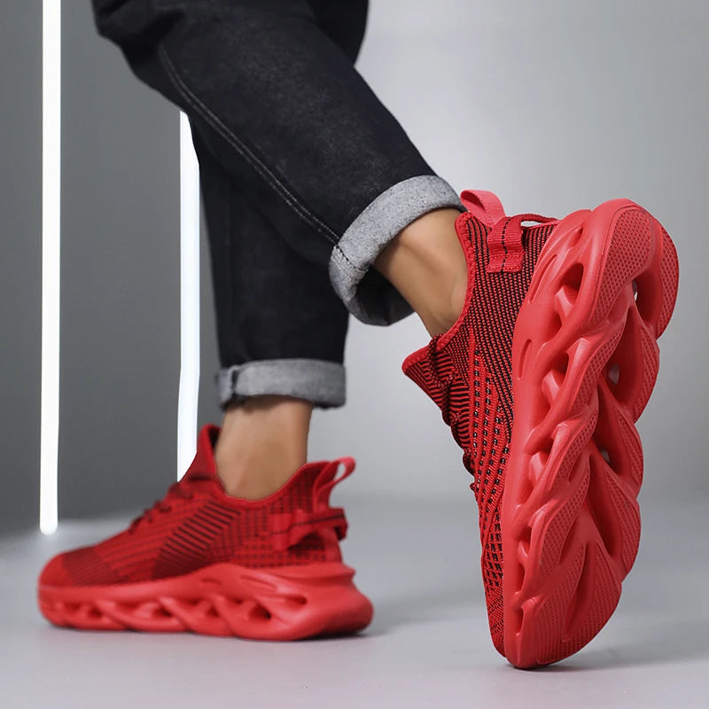 New Running Sneakers Newest Breathable Comfort For Women Low Top Large Size Men's Sports Increase Shoes Mesh Jogging Casual
