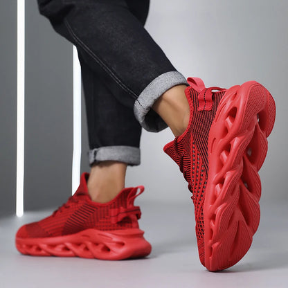 New Running Sneakers Newest Breathable Comfort For Women Low Top Large Size Men's Sports Increase Shoes Mesh Jogging Casual