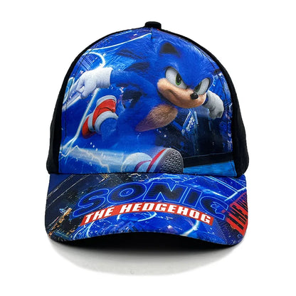 Casquette de baseball pour enfants Sonic 50-54 cm, personnage de dessin animé, hérisson ShadowTails, Knuckles, casquette de protection solaire, accessoire, cadeau