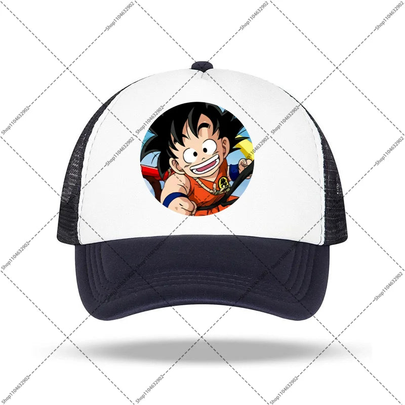 Dragon Ball-baseballkeps för kvinnor och män, solhattar, kepsar med tryck av seriefigurer och anime, bekväma unisex-bomullskepsar för vuxna, perfekta som sommargåvor och festpresenter