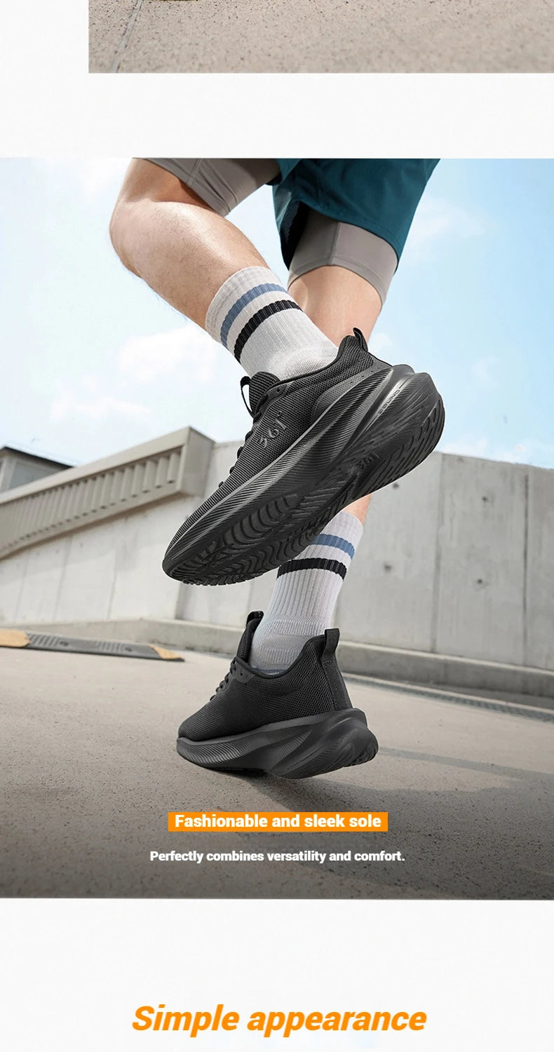 361 Degrees Fengye 5.0 Running Shoes Lightweight Wear Resistant Shock Absorb Breathable Soft Soled Male Sneakers 672542210F