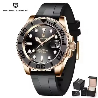 PAGANI DESIGN V2 Japan movement Luxury Men Mechanical Watch 40MM Ceramic bezel AR Coated Sapphire Glass Automatic Watch For Men