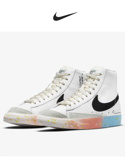 „Nike Authentic“ sezoniniai unisex „Blazer Mid High-Top“ kasdieniai sportiniai bateliai DJ4278-101