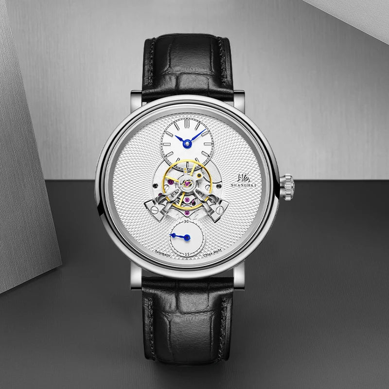 Shanghai Watch THE BUND Collection Men's Mechanical Watches Sky Dome Central Rotor Automatic Watch 43mm Case Sapphire Glass 820
