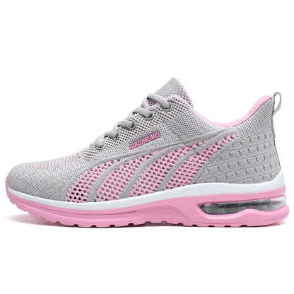 New Summer Rebound Womens Sports Shoes Lightweight Shock-absorbing Running Shoes Marathons Foot Protection Balance Walking Shoes