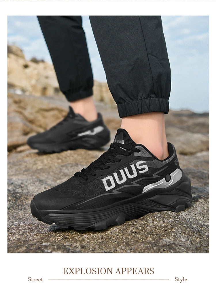 Men's Off-Road Running Shoes Spring and Summer Outdoor Power Grip Sports Shoes Breathable Trail Running Shoes for Women