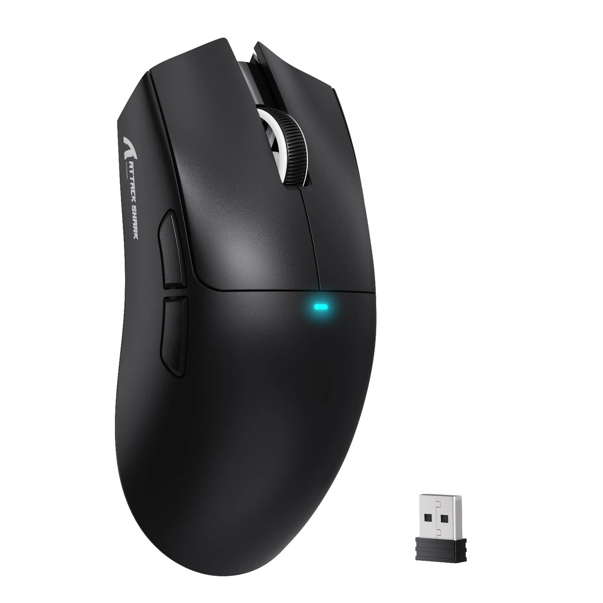 Безжична геймърска мишка ATTACK SHARK X11SE, Tri-Mode, суперлека 63g със сензор PAW3311, 22000 DPI, батерия 300mAh, двоен драйвер