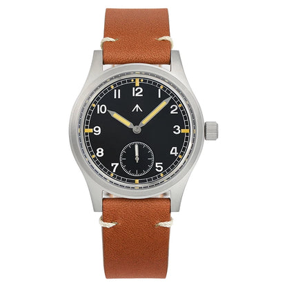 Militado V2 Version Military D12 Watch 36mm AR Sapphire Quartz Movement Watches Waterproof Sub-second Stainless Steel Wristwatch