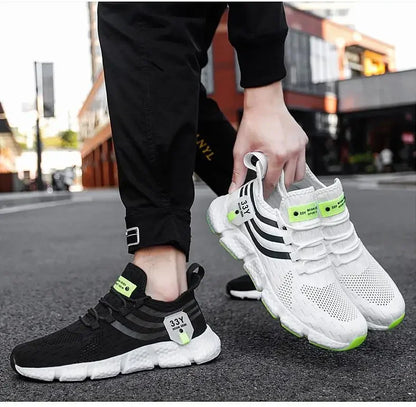 Sports Men's Shoes Spring and Autumn Breathable Casual Running Shoes Lightweight Walking Couple Shoes Men's Spirit Women's Shoes