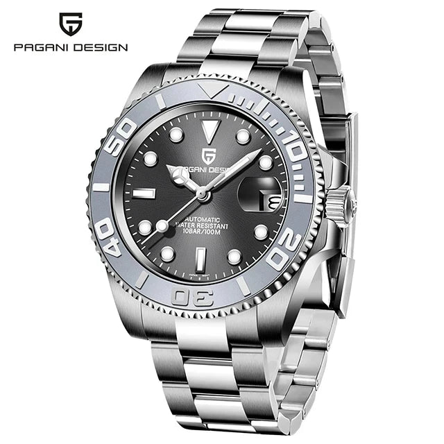 PAGANI DESIGN V3 40MM  Men Mechanical Wristwatch Sapphire Luxury Automatic Watch Men's Stainless Steel Waterproof watches