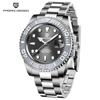 PAGANI DESIGN V3 40MM  Men Mechanical Wristwatch Sapphire Luxury Automatic Watch Men's Stainless Steel Waterproof watches