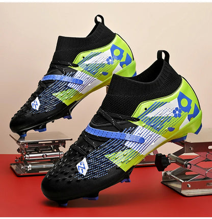 Football Boots Men Professional Soccer Shoes Sneaker Field Long Spikes Outdoor Competition Non Slip Comfortable Training Shoes