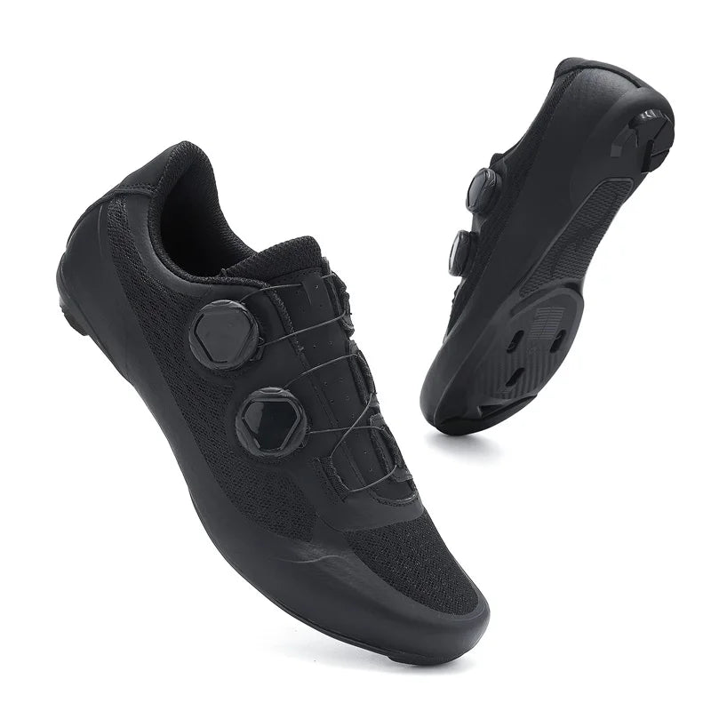 Speed Cycling Sneaker Men's Road Cycling Shoes Cleat Shoes Spd Shoes Cycling Flat Pedal Shoes Man Bike Outdoor Footwear White