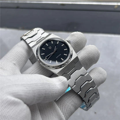 PAGANI DESIGN Men's Quartz Watches Ultra-Thin 7mm Series 222 Sapphire Stainless Steel Waterproof Watches for Man reloj hombre