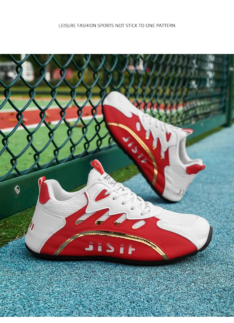 Fashionable Large Size Men's Sports Shoes Mesh Upper Breathable Comfortable Casual Sneakers Trendy Men's Footwear from China