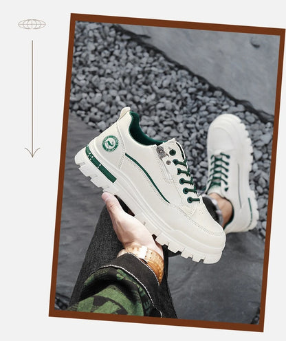 Men's Casual Sports Outdoor Hiking Trendy Fashion Comfortable Thick-Soled Street Board Shoes