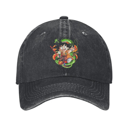 Dragon Ball Master Rosh TURTLE SCHOOL Unisex Baseball Cap  Distressed Washed Caps Hat Fashion Outdoor Unstructured Soft Headwear, produit gaming premium Fraquane, équipement gamer