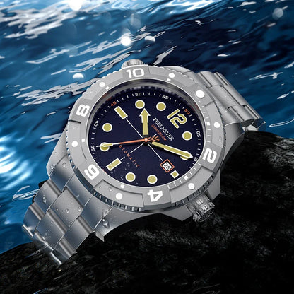 FeelNever Top Brand Luxury Mechanical Watch Profession Casual Sport Stainless Steel Automatic Men's Watches Fashion Wristwatches