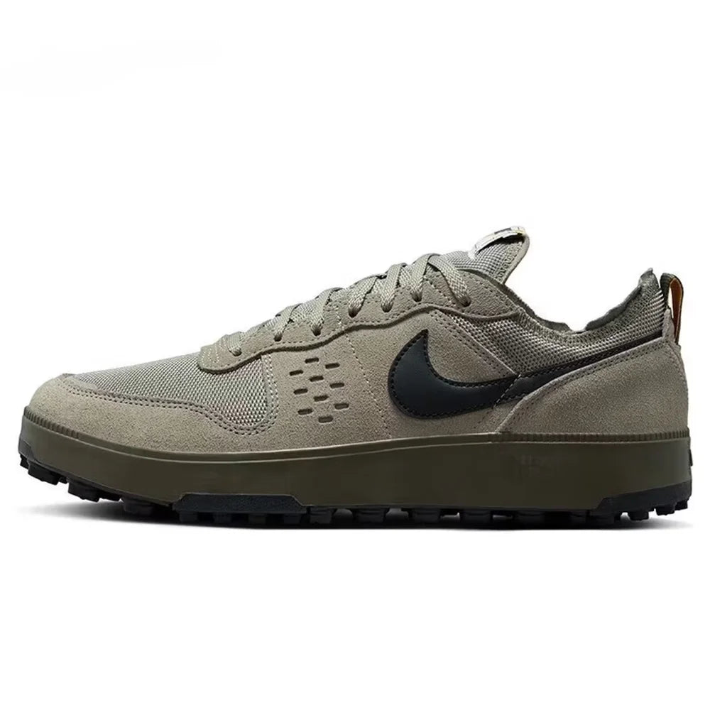 Nike C1TY Round-Toe Fashionable, Comfortable, Non-Slip, Durable Low-Top Casual Shoes (Unisex) - Brown and Green FZ3863-300