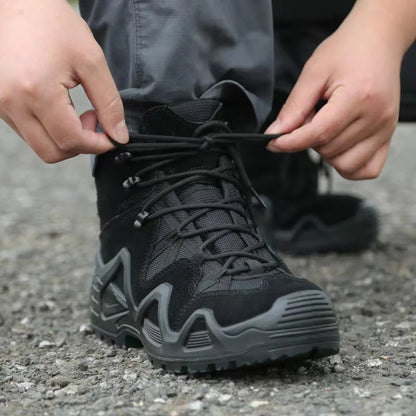 Lynjacye – zielone buty bojowe o średniej wysokości dla mężczyzn i kobiet, rozmiary 39–46, buty outdoorowe, treningowe, turystyczne, pustynne, do wspinaczki, Bota Masculina