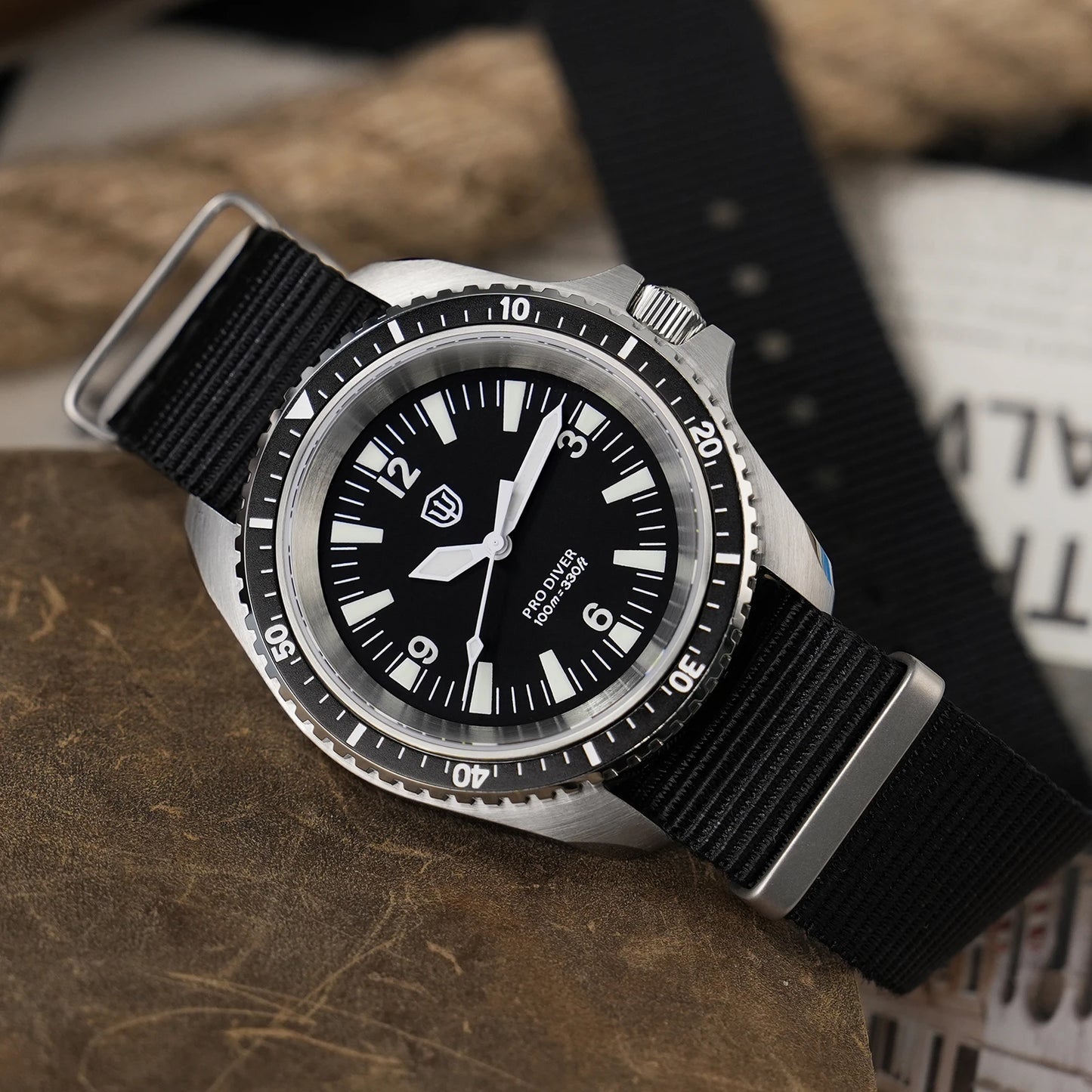 Watchdives WD1980 V3 Watch Vintage VH31 Quartz Movement Stainless Steel Watches Luminous K1 10Bar Waterproof Wristwatch