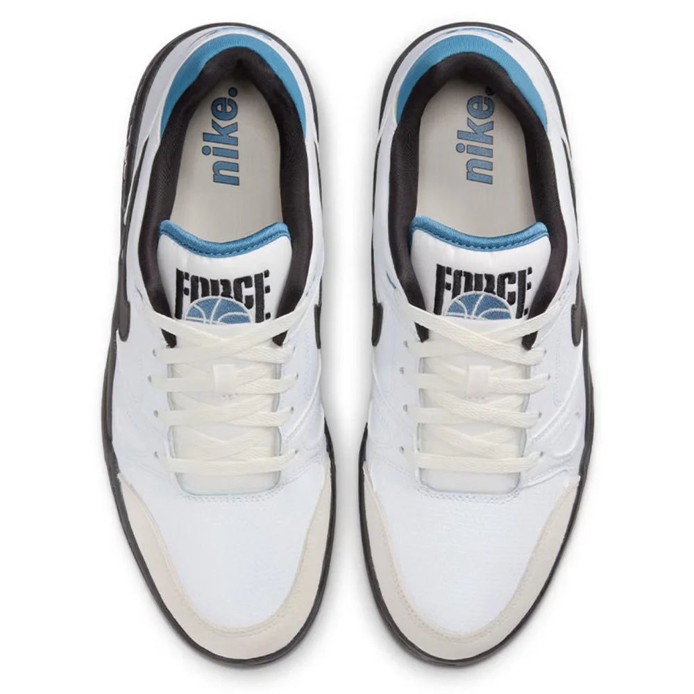 Nike Ful Force Low-Top Skate Shoes Men's Black/White/Blue HJ7262-100