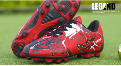 Buty piłkarskie dla dzieci Sports Society Field Chłopięce buty do piłki nożnej Futsal Szybkie buty do halowej piłki nożnej Oryginalne buty z kolcami do kostek Buty piłkarskie