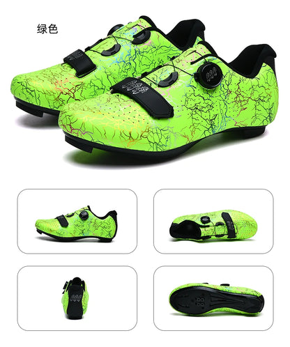 New Cycling Shoes Men Self-Locking Road Cycling Shoes Outdoor Mountain Cycling Sports Shoes Women Indoor Spinning Cycling Shoes