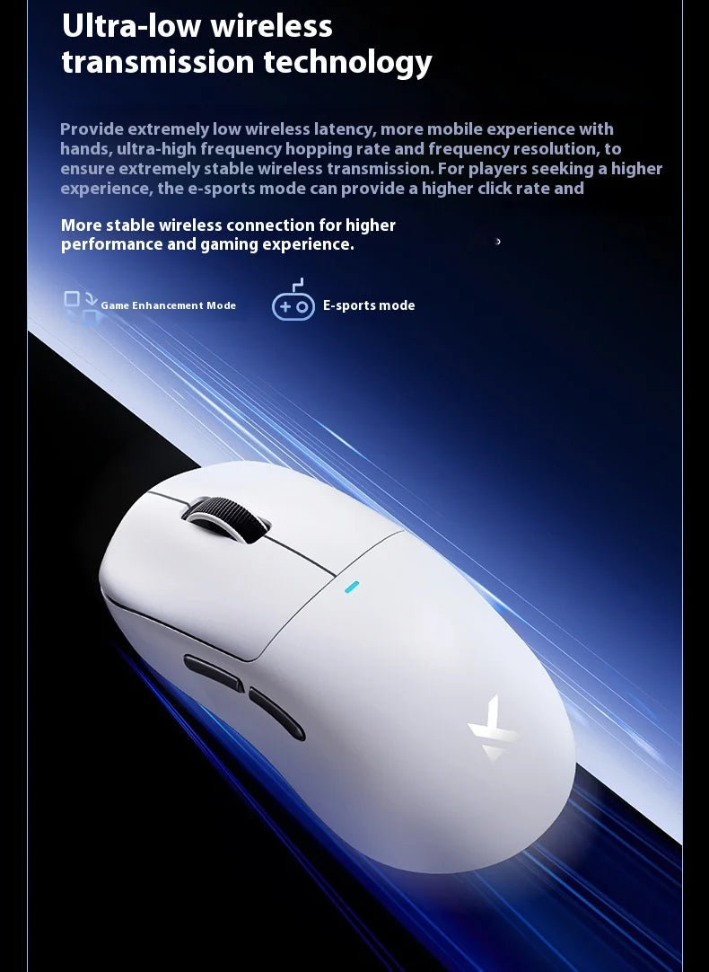 MCHOSE M7 Ultra Ergonomiczna mysz gamingowa PAW3950 Super Sensor TOPSPEED 8000Hz Polling Rate Lekka konstrukcja Realtek Master Mice