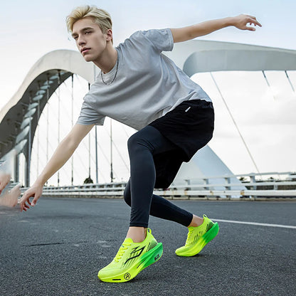New Sports Shoes for Men&Women, Running Sneakers, Carbon Plate, Male Marathon Racing, Shock-absorbing, Athletics Training Shoes