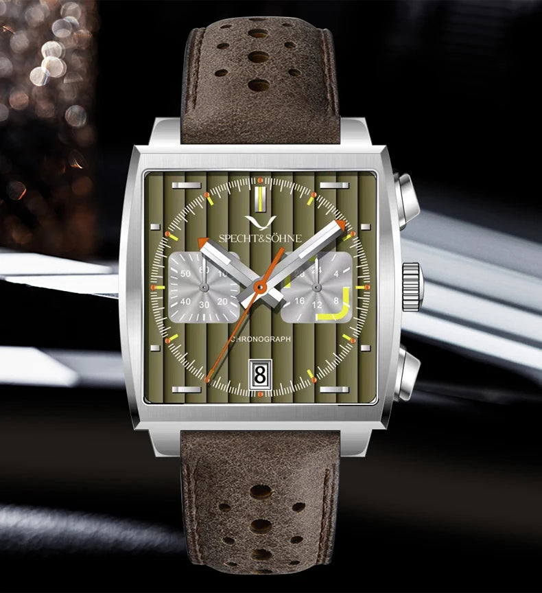 Men's Watches 2025 New Hot Luxury Quartz Wrist Watch Japan VK64 Chronograph Trendy Sport Waterproof