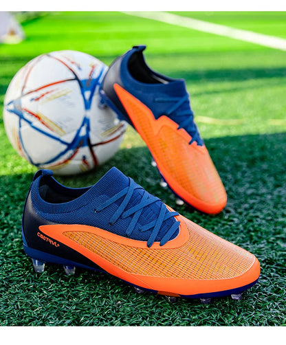 New Men Football Boots Sport Adult Long Spikes Soccer Shoes Training Outdoor Cleats Breathable Non Slip Boys Match Comfortable
