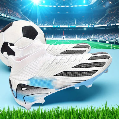 New Men Soccer Shoes Adult Non-Slip Football Boots Cleats Boys Ultralight Sport Sport Outdoor Comfortable Training Match Grass
