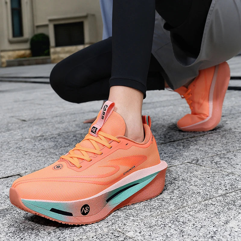 Mens Running Shoes 2025 New Professional Cushioned Breathable Marathon Fashion Sports Training Kightweight Sneakers for Man